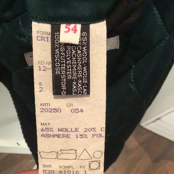 Hugo Boss black wool bomber size 54. XL - Picture 7 of 10